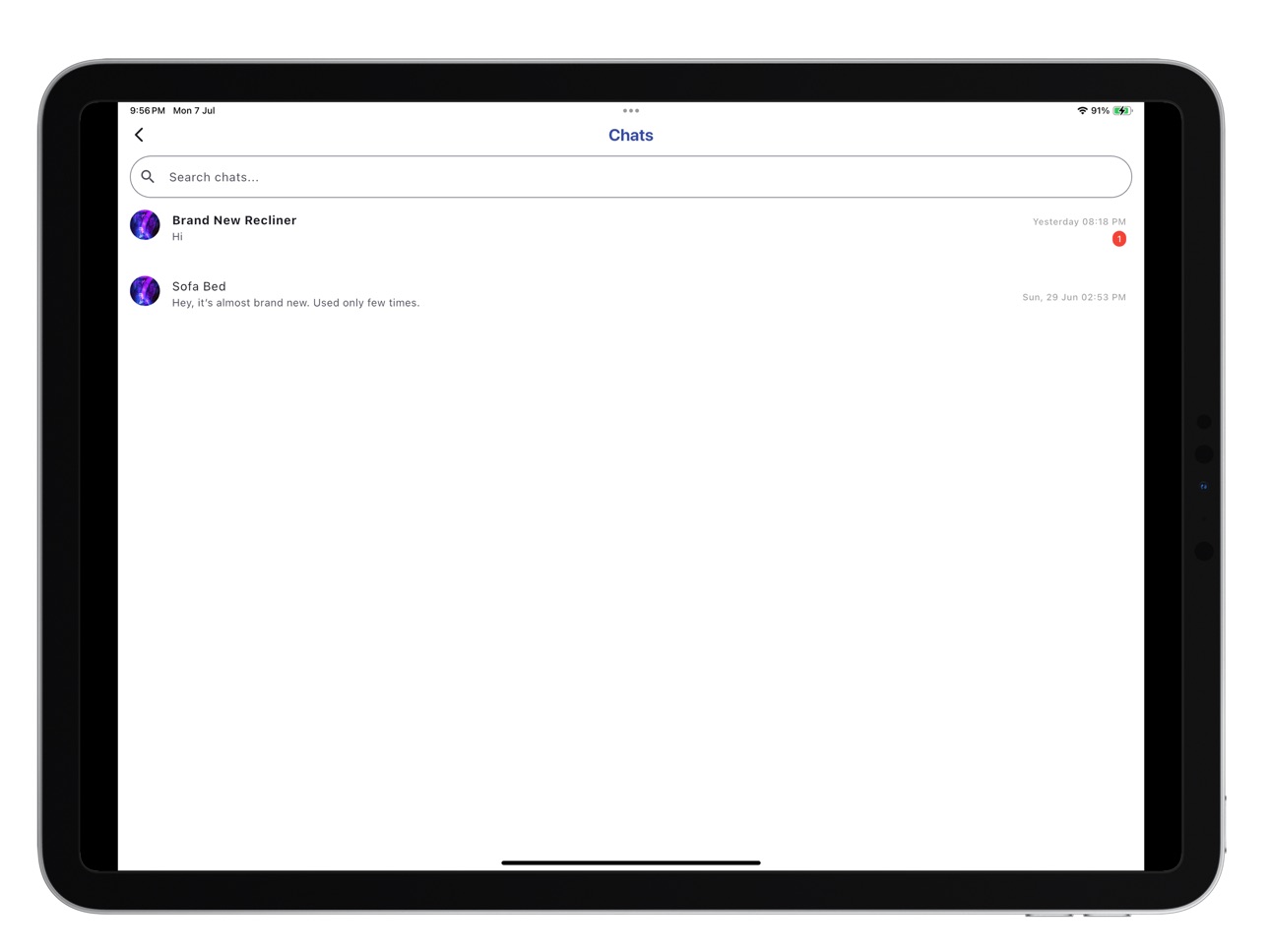 iPad screenshot