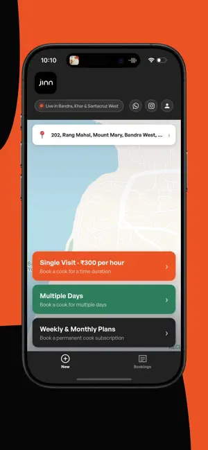 Jinn - book a cook screenshot 1