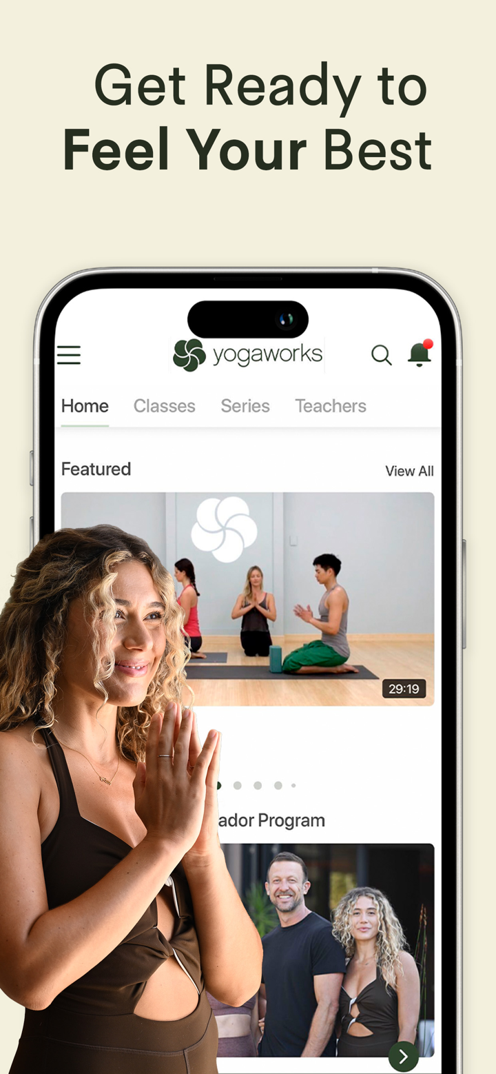 YogaWorks: Yoga & Pilates Flow screenshot 1