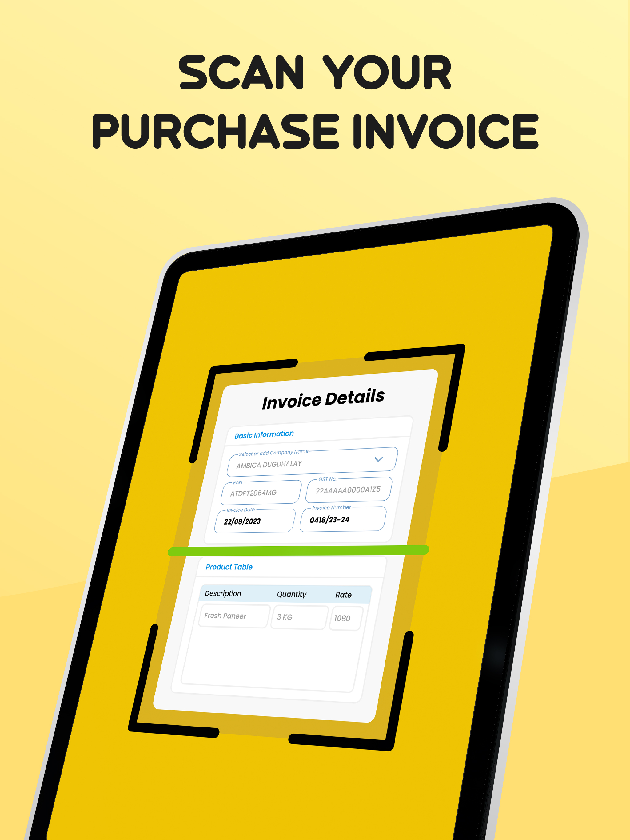Purchase Scan