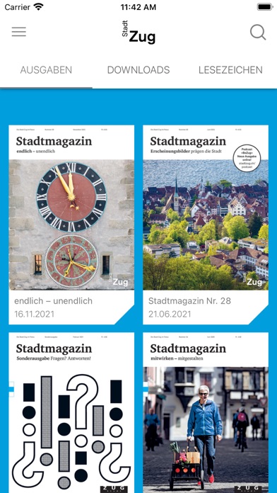 Stadtmagazin Zug Screenshot