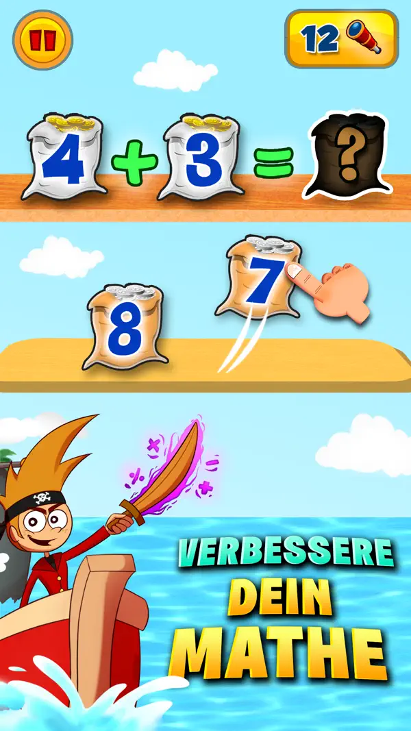 Kopfrechnen Spiele: Mathe Land Screenshot 1