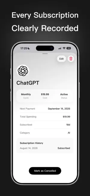 Subdeck: Subscription Manager screenshot 3