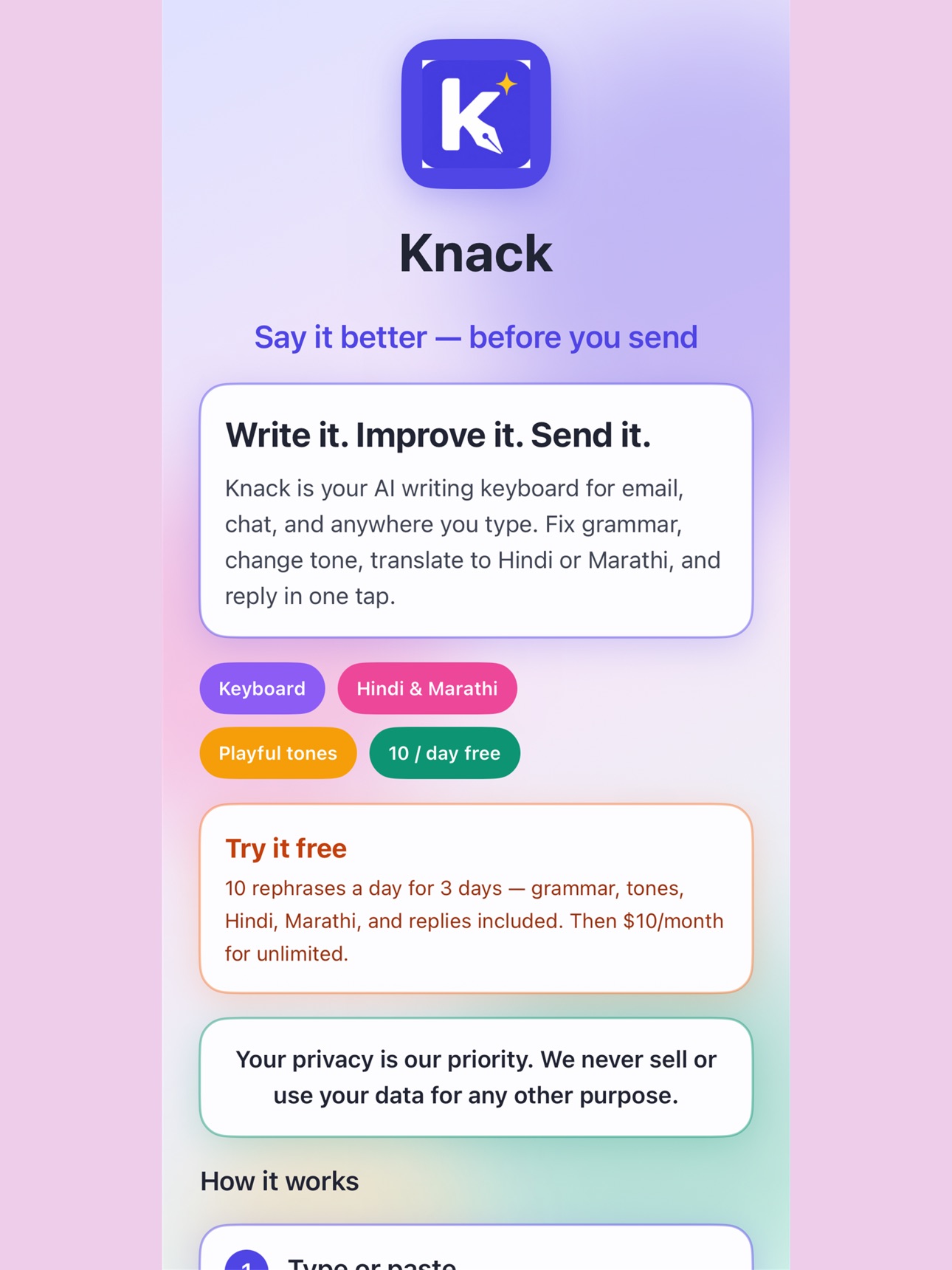 Screenshot 11 of Knack-Writing Assistant