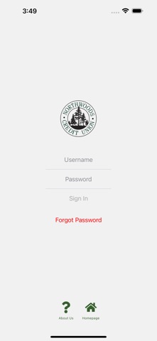 Northwoods Credit Union app screenshot