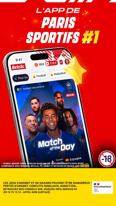 Screenshot #2 pour Betclic Paris Sportifs & Poker