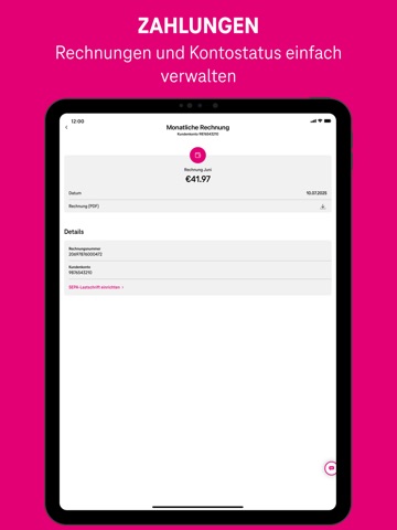 MeinMagenta: Handy & Festnetz iPad screenshot 6