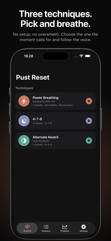 Pust Reset: Breathwork Coach screenshot