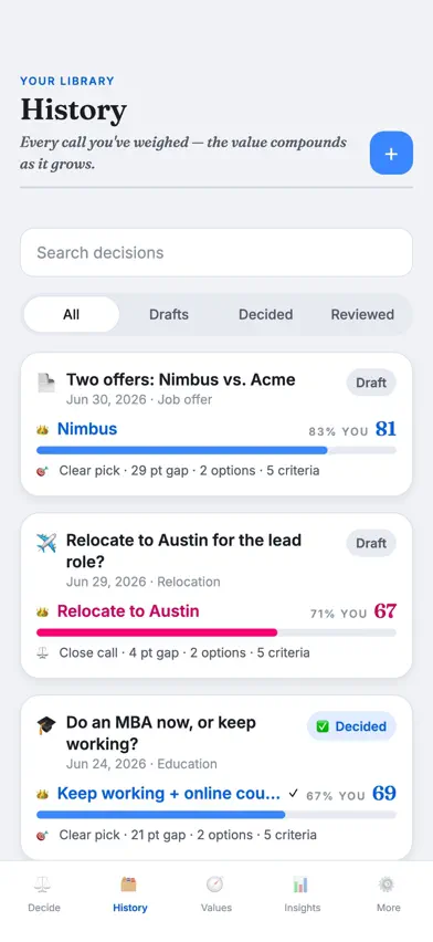 The Decision Navigator screenshot 2