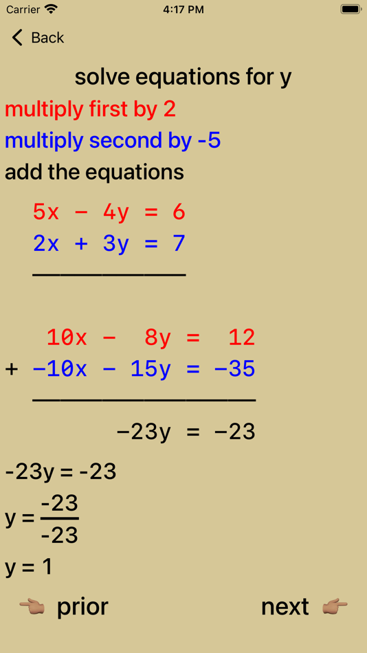 #4. Simultaneous Linear Equations (iOS) 由: Walter Kissach