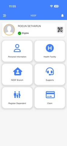 NSSF Member iPhone screenshot