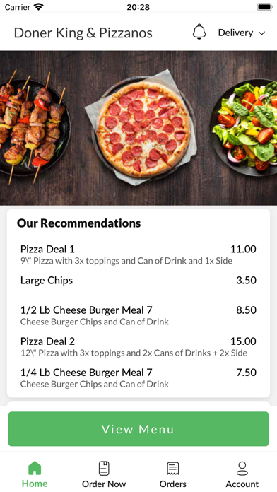 Doner King And Pizzanos. Screenshot