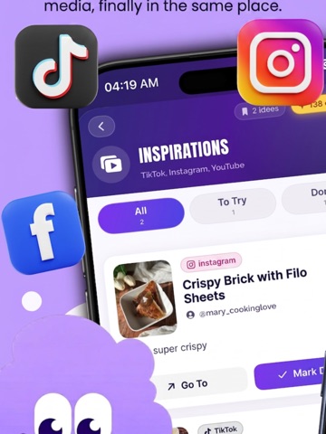MoodDish: AI Recipe Ideas iPad screenshot