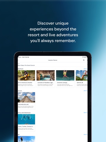 Palace Resorts iPad screenshot