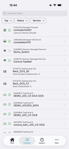 conova iPhone screenshot