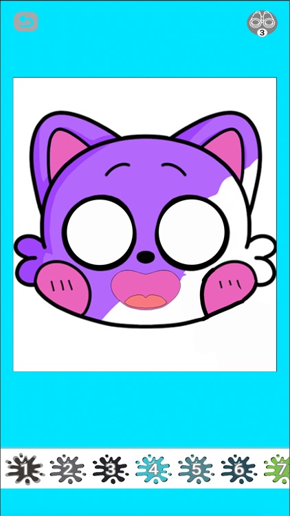 Cat & Dog's day coloring Nap