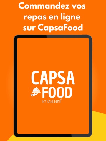 CapsaFood - Livraison de repas iPad screenshot