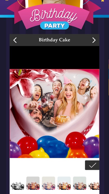 Birthday Cake E-Frames & Photo