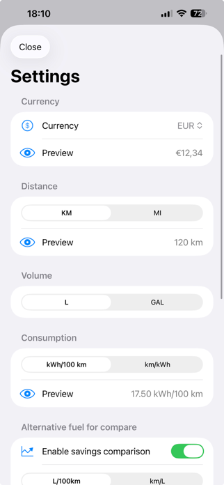 EVTracker App Screenshot 2 of 8