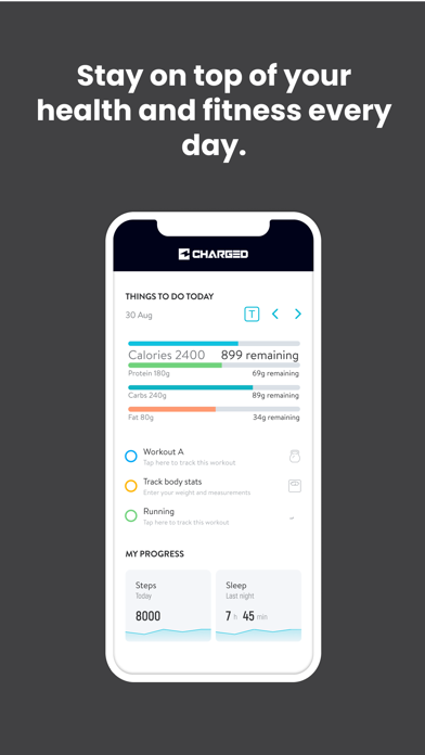 Charged Fitness and Rehab Screenshot