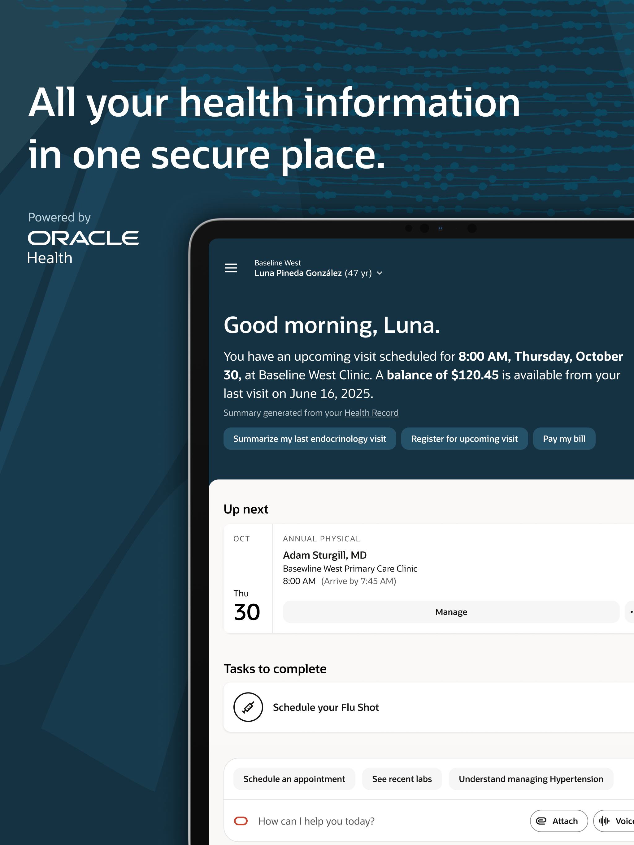 Oracle Health Patient Portal