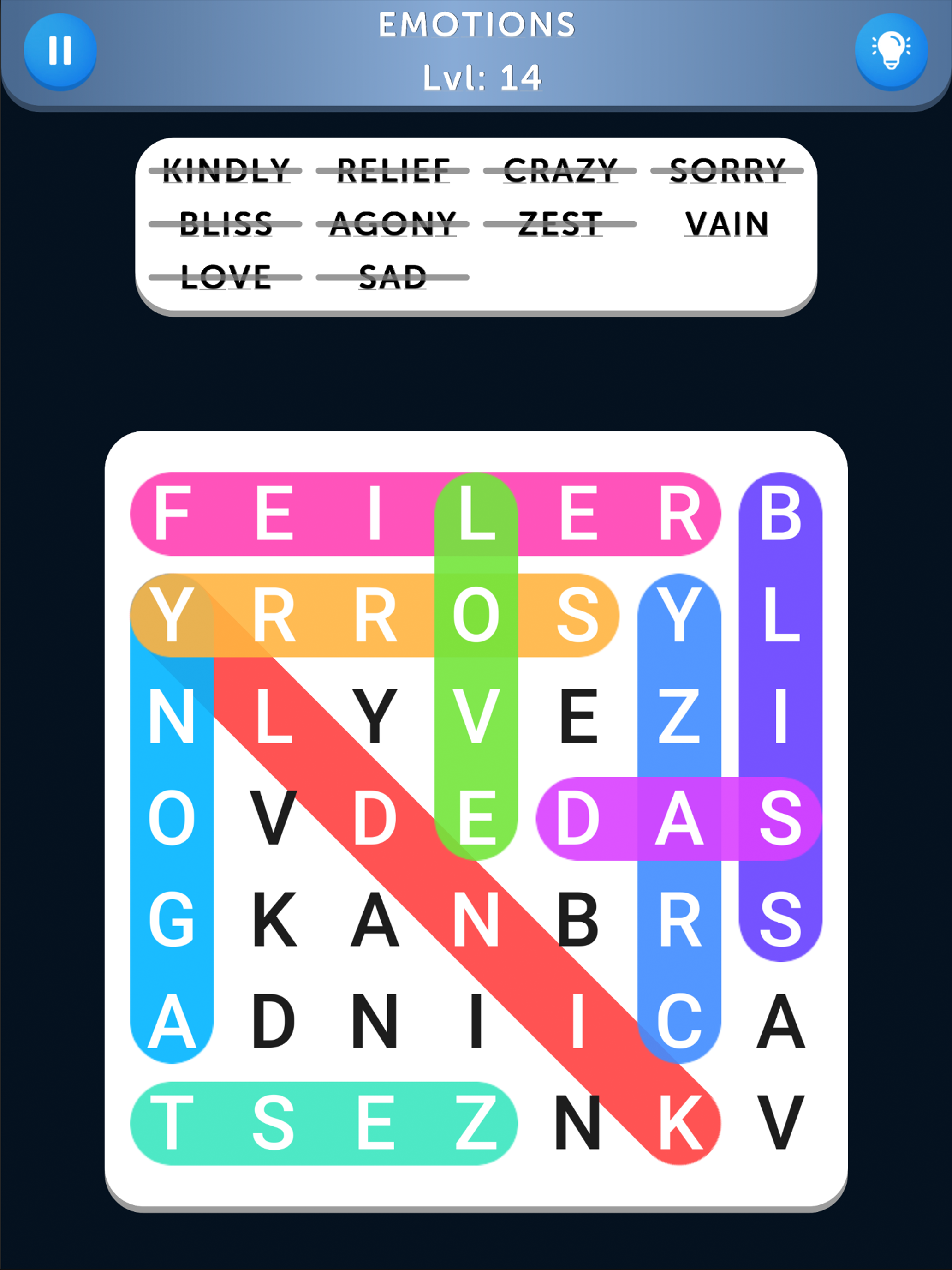 Word Search Hard screenshot 16