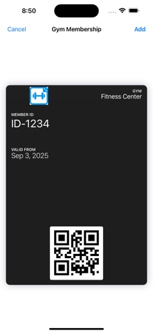 GymCard Screenshot 2 of 3