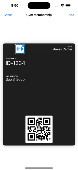 GymCard Screenshot 2 of 3