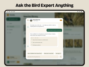 Bird Identifier: Roostly iPad screenshot