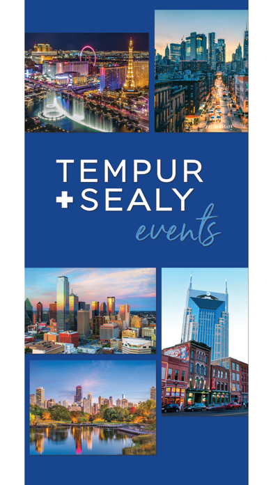 Tempur Sealy Events iPhone screenshot 1 - Business app