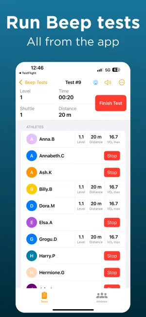 Beep Test for VO2 Max screenshot 1