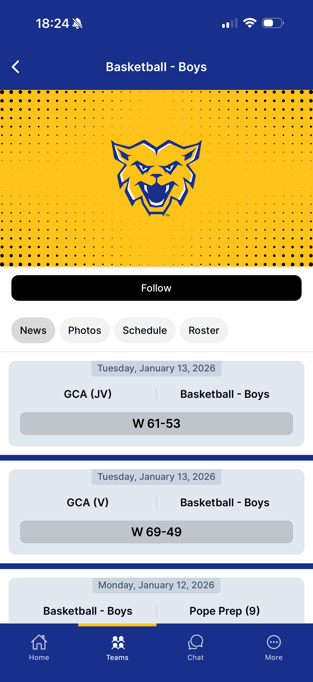 BGA Athletics screenshot 3