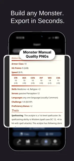 StatForge: DnD Stat Blocks screenshot 1