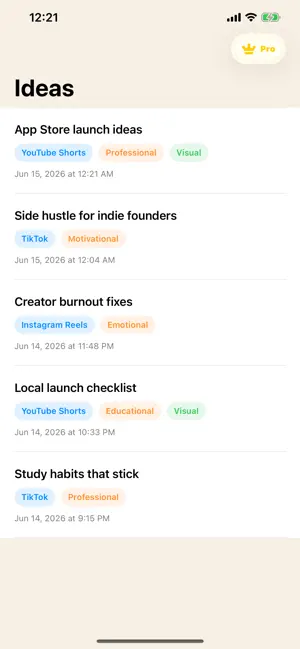 HookSpark: AI Hook Writer screenshot 3
