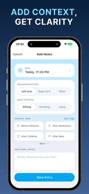 Blood Pressure Monitor & Diary screenshot 4