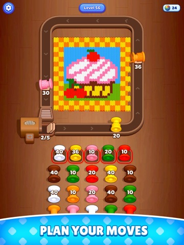 Woolloop! Color Puzzle iPad screenshot