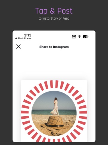 PhotoFrame for Instagram iPad screenshot