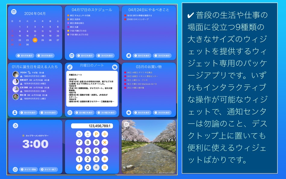 #2. WidgetFun (macOS) 게시자: Tomohiko Shimizu