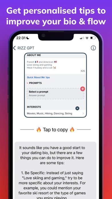 AI Dating Assistant: Coach AI Screenshot