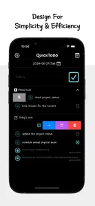 Quick Todo Plus - Task Widget screenshot #3 for iPhone