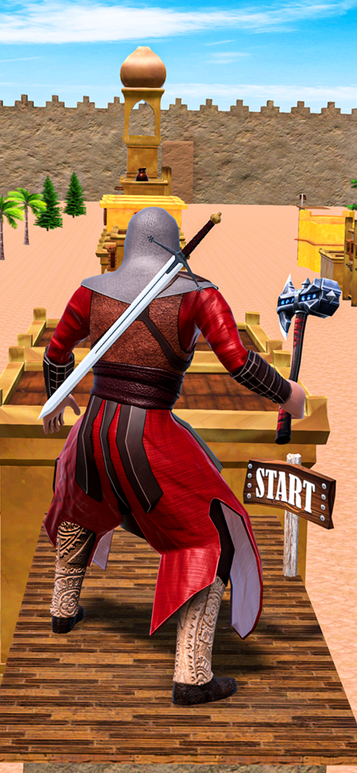 Parkour Runner Ancient City screenshot 2