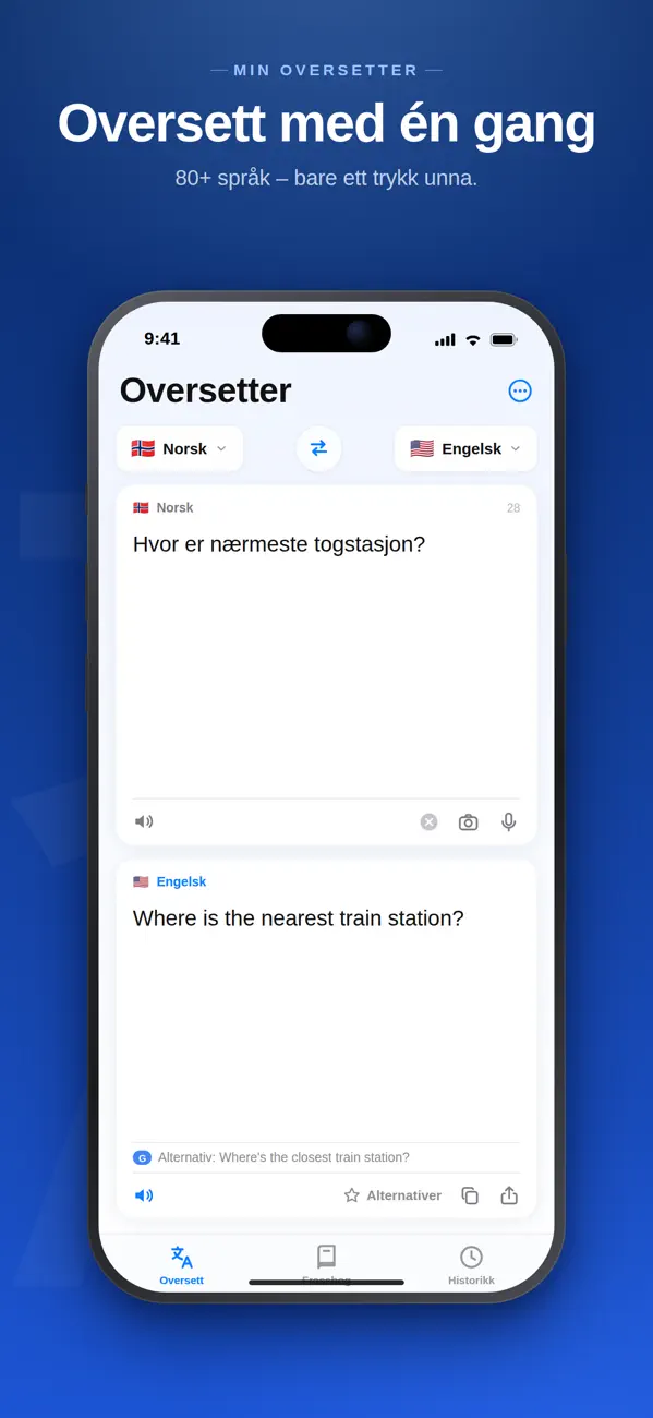 Screenshot #2 pour Min Oversetter Pro