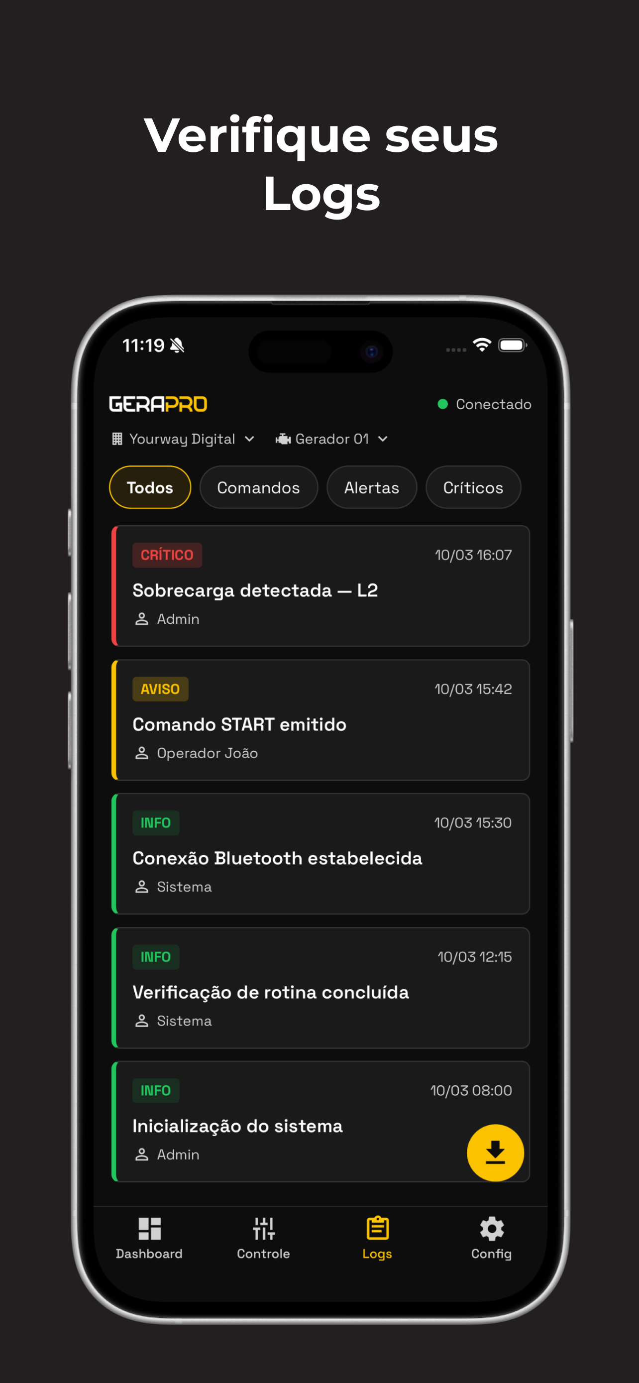 GERAPRO | Gestão de Geradores