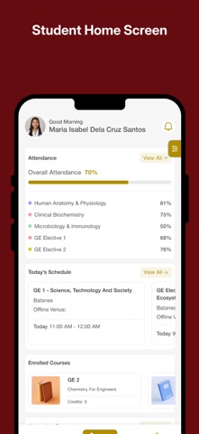 Mylycean Student Portal iPhone screenshot