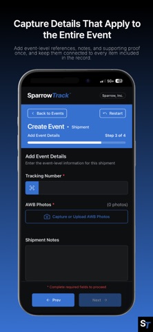 SparrowTrack screenshot