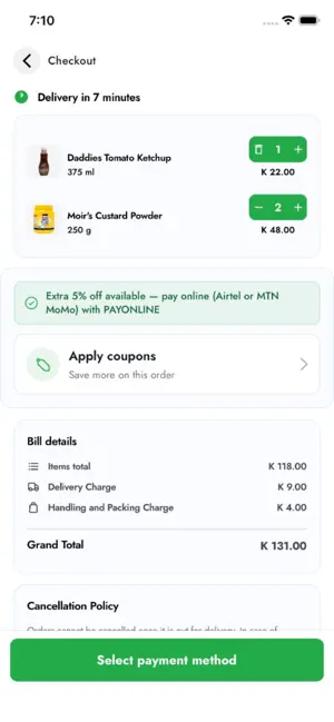 Bunzo: Groceries & more screenshot 4