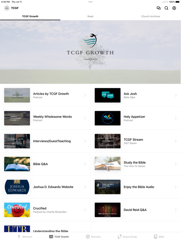 Screenshot #5 pour Twin Cities Grace Fellowship