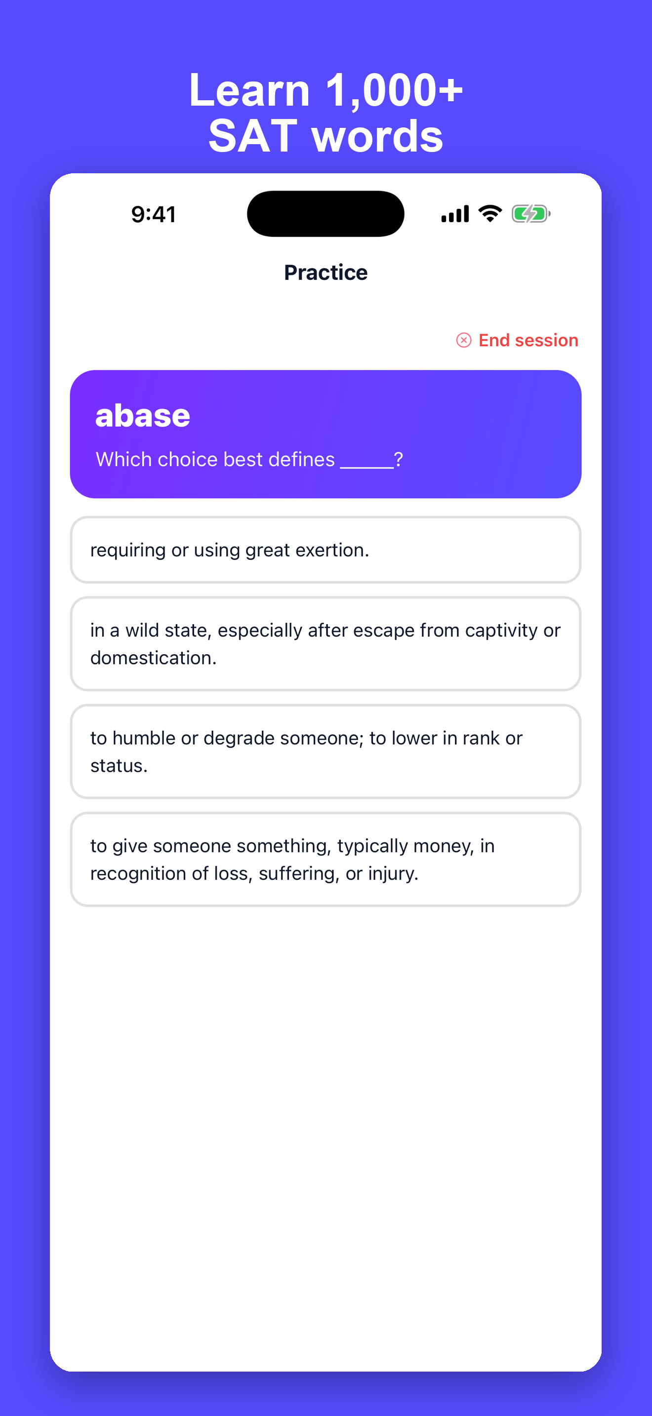 ScholarHack: SAT Vocabulary screenshot 2