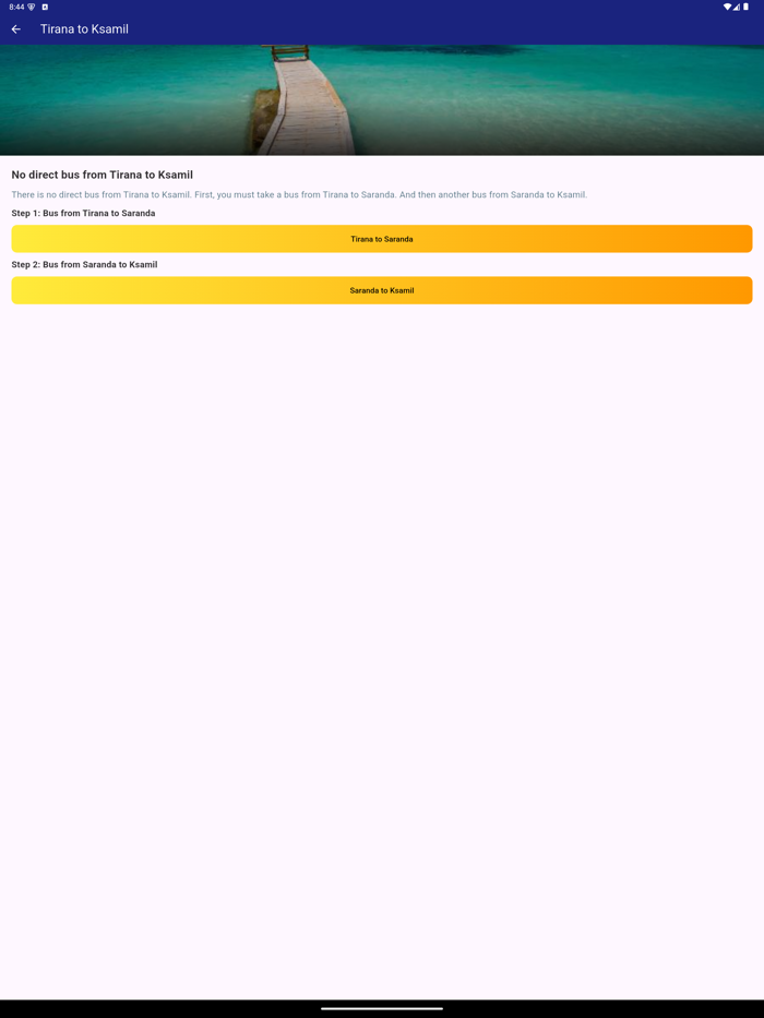 Albania Bus Timetable