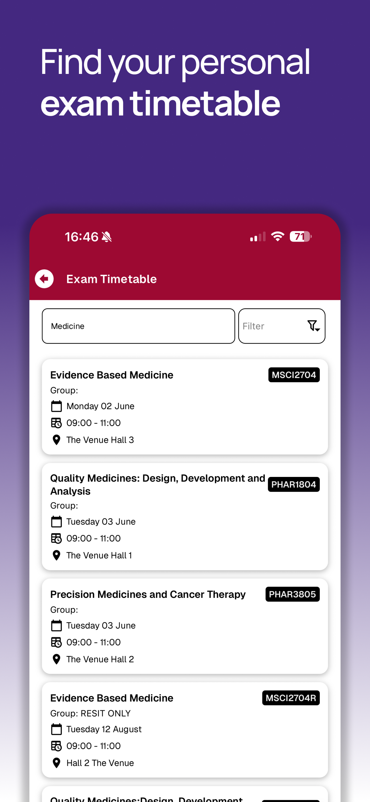DMU Student App screenshot 6